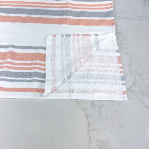 Linge à vaisselle tissé à la main, orange