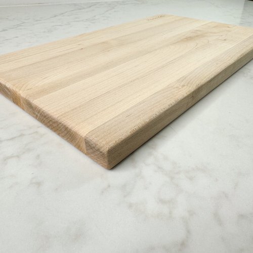 Planche à découper en érable à plat