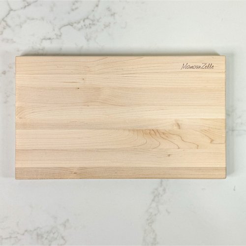 Planche à découper en érable à plat