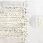 Nappe en lin tissé à la main 138cm x 198cm