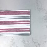Linge à vaisselle tissé à la main, rouge