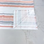 Linge à vaisselle tissé à la main, orange