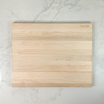 Planche à découper en érable à plat